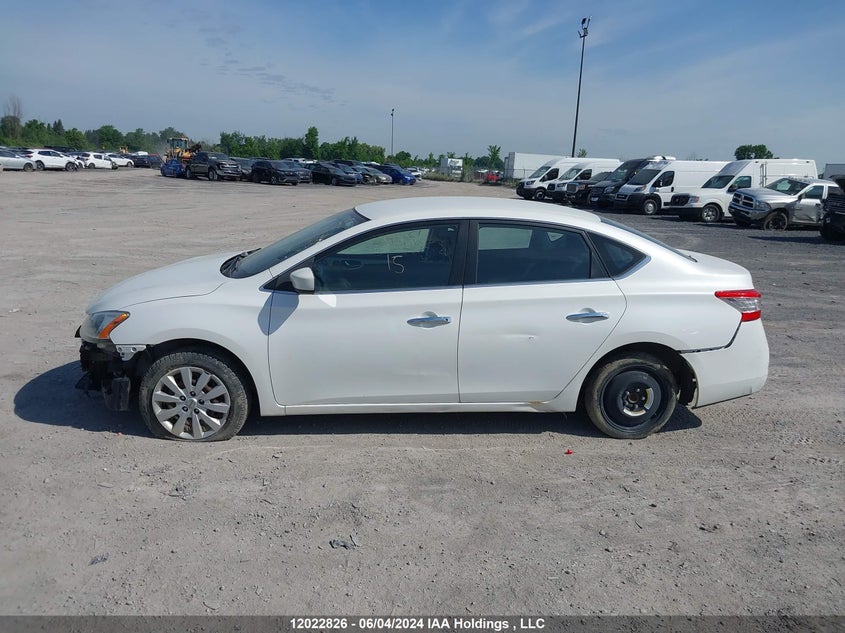 2015 Nissan Sentra VIN: 3N1AB7AP6FL660495 Lot: 12022826