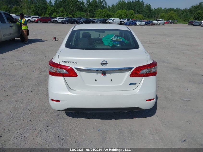2015 Nissan Sentra VIN: 3N1AB7AP6FL660495 Lot: 12022826