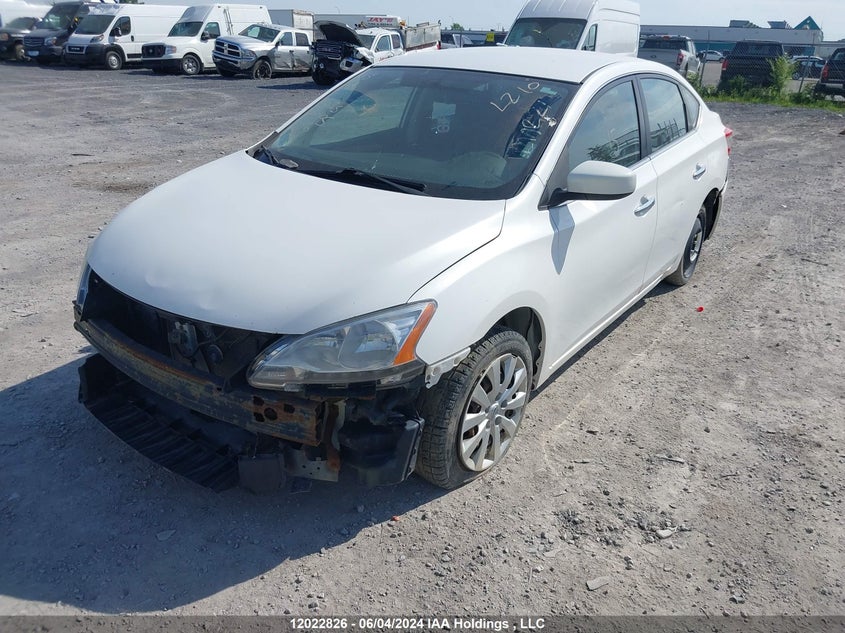 2015 Nissan Sentra VIN: 3N1AB7AP6FL660495 Lot: 12022826