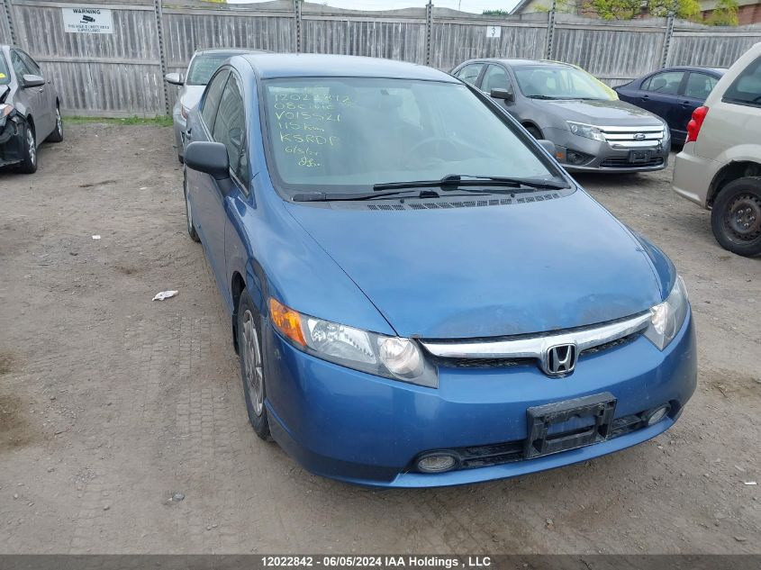 2008 Honda Civic Sdn VIN: 2HGFA16428H015521 Lot: 12022842