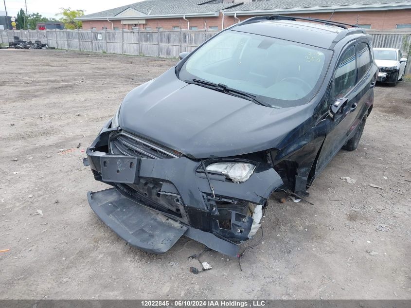 2018 Ford Ecosport Ses VIN: MAJ6P1CL0JC190793 Lot: 12022845