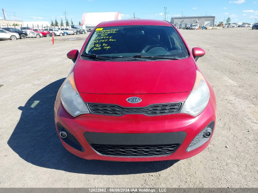 2012 Kia Rio VIN: KNADM5A35C6758975 Lot: 12022862