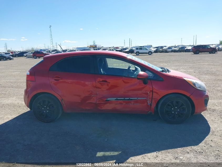 2012 Kia Rio VIN: KNADM5A35C6758975 Lot: 12022862