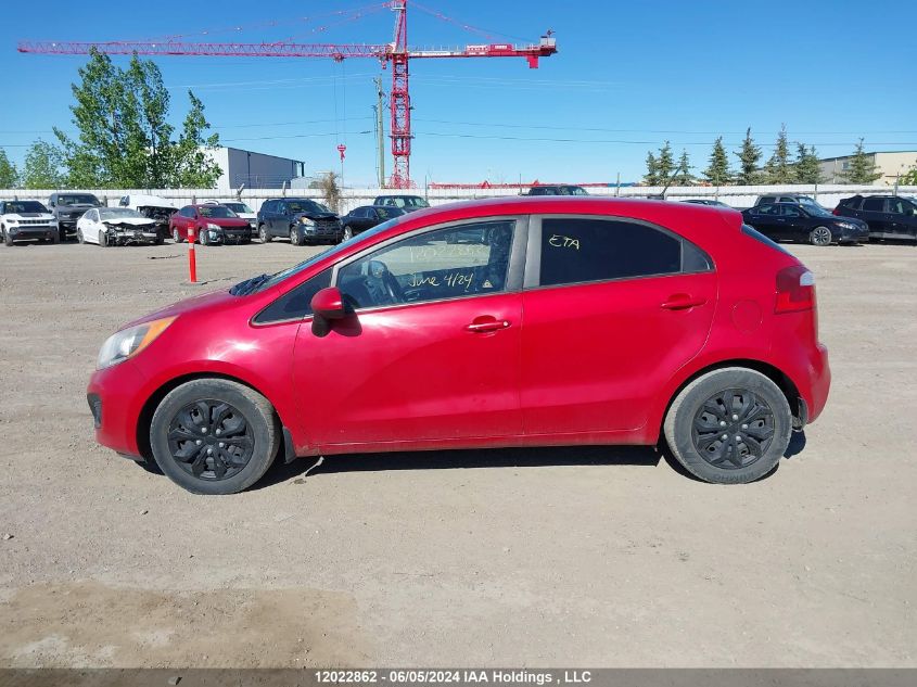 2012 Kia Rio VIN: KNADM5A35C6758975 Lot: 12022862