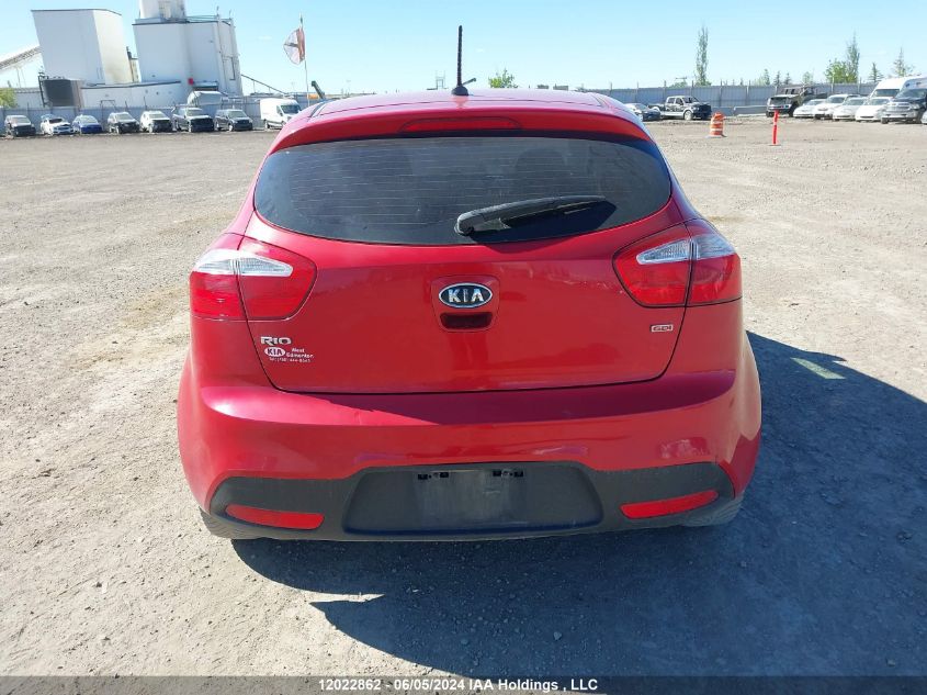 2012 Kia Rio VIN: KNADM5A35C6758975 Lot: 12022862