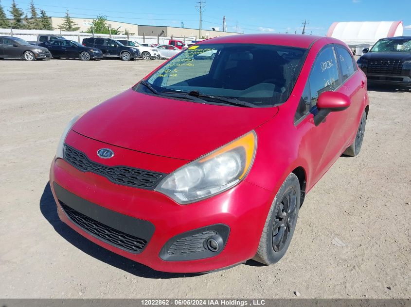 2012 Kia Rio VIN: KNADM5A35C6758975 Lot: 12022862