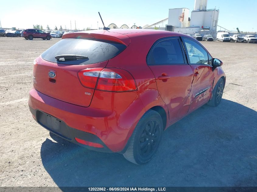 2012 Kia Rio VIN: KNADM5A35C6758975 Lot: 12022862