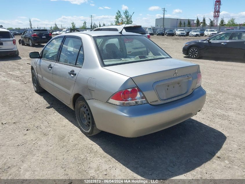 2004 Mitsubishi Lancer VIN: JA3AJ26E44U603238 Lot: 12022873