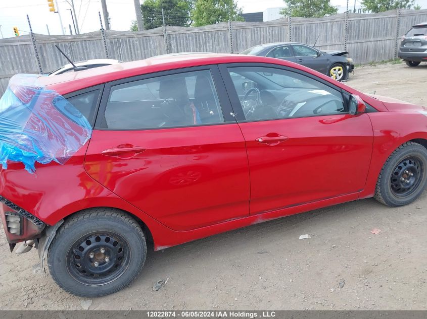 2013 Hyundai Accent Gls/Gs VIN: KMHCT5AE0DU134769 Lot: 12022874