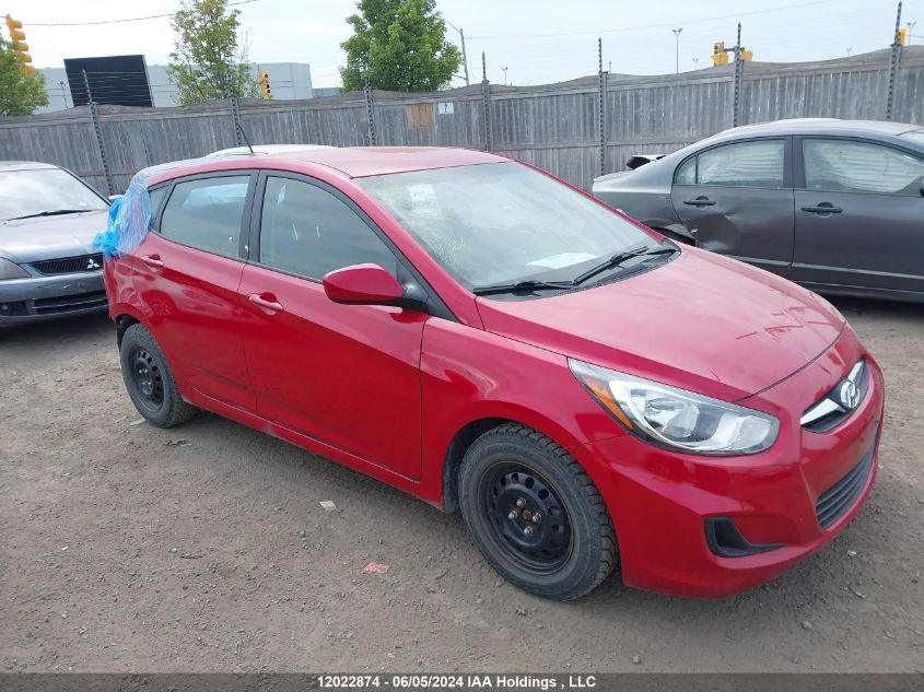 2013 Hyundai Accent Gls/Gs VIN: KMHCT5AE0DU134769 Lot: 12022874