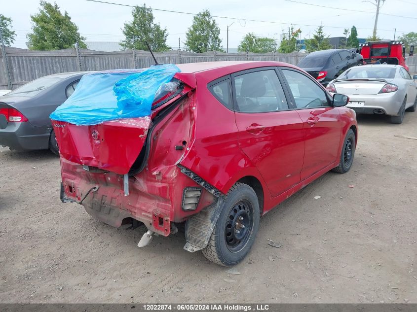 2013 Hyundai Accent Gls/Gs VIN: KMHCT5AE0DU134769 Lot: 12022874