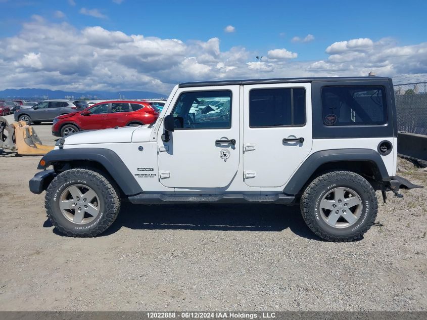 2017 Jeep Wrangler Unlimited Sport VIN: 1C4BJWDG1HL562094 Lot: 12022888