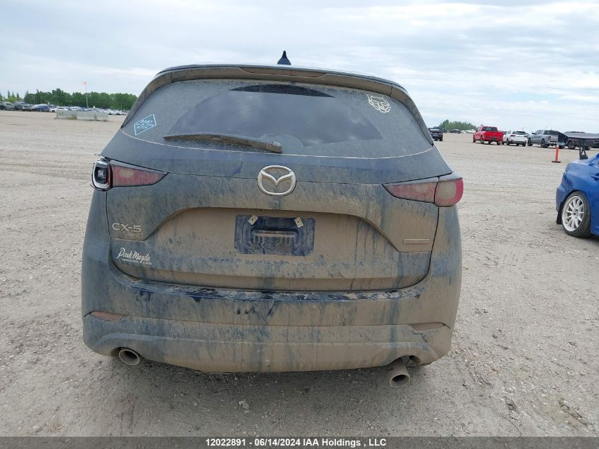 2022 Mazda Cx-5 Premium VIN: JM3KFBDM8N1629031 Lot: 12022891