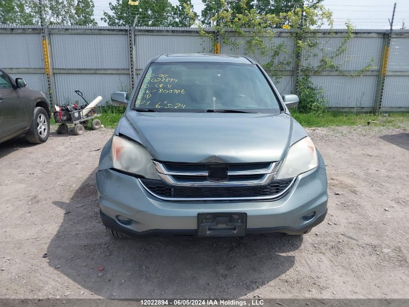 2010 Honda Cr-V VIN: 5J6RE3H58AL800906 Lot: 12022894