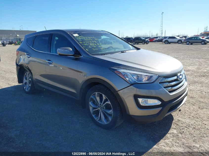 2013 Hyundai Santa Fe Sport VIN: 5XYZUDLA3DG076478 Lot: 12022895