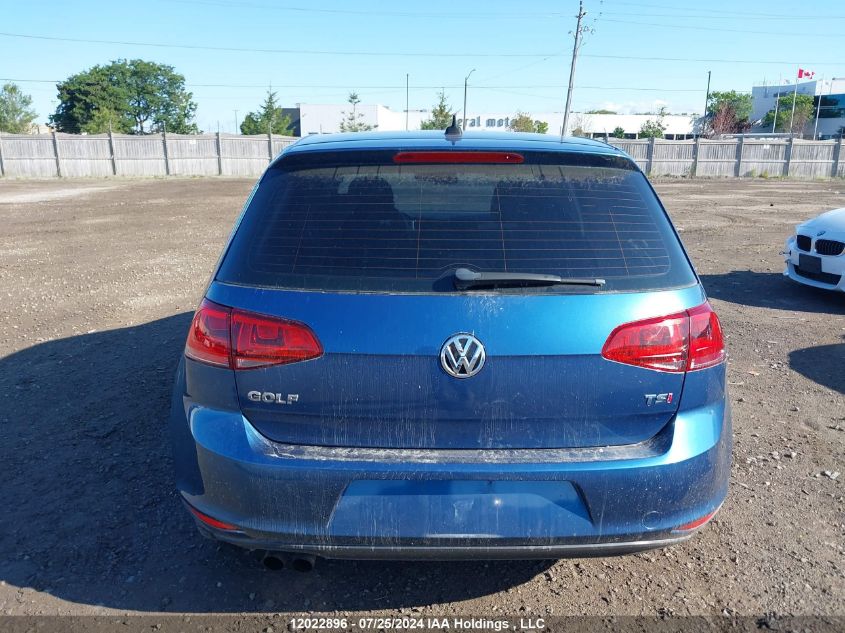 2016 Volkswagen Golf VIN: 3VW217AU2GM067610 Lot: 12022896