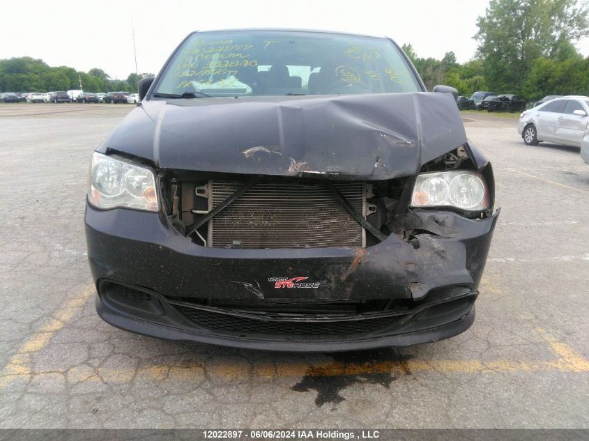 2016 Dodge Grand Caravan Se/Sxt VIN: 2C4RDGBGXGR332820 Lot: 12022897