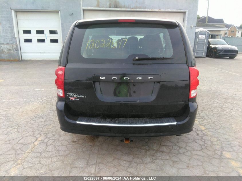 2016 Dodge Grand Caravan Se/Sxt VIN: 2C4RDGBGXGR332820 Lot: 12022897