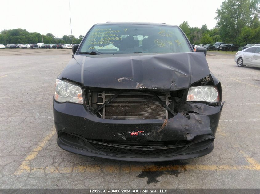2016 Dodge Grand Caravan Se/Sxt VIN: 2C4RDGBGXGR332820 Lot: 12022897