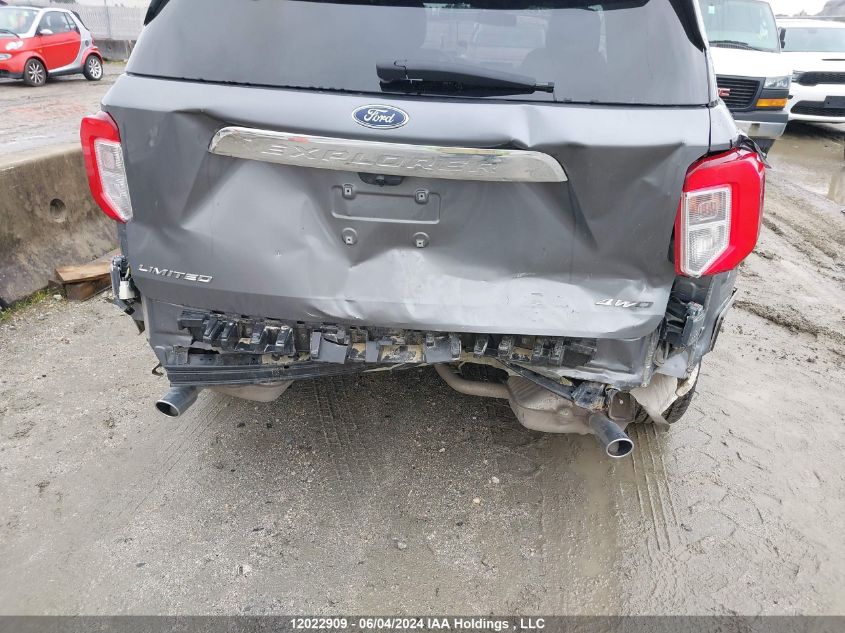 2022 Ford Explorer Limited VIN: 1FMSK8FHXNGB16802 Lot: 12022909