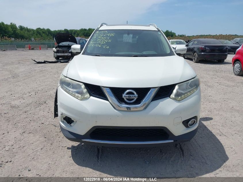 2015 Nissan Rogue VIN: 5N1AT2MV4FC792458 Lot: 12022918