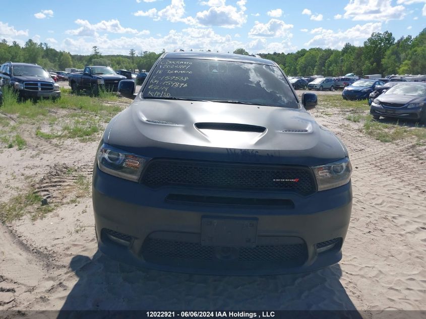 2018 Dodge Durango R/T VIN: 1C4SDJCT3JC159538 Lot: 12022921