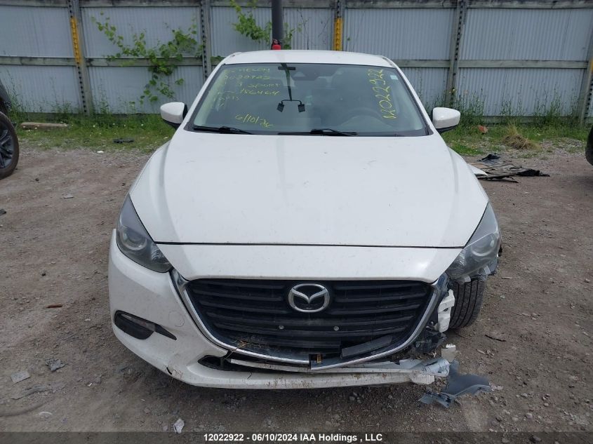 2018 Mazda 3 Sport VIN: JM1BN1K77J1186464 Lot: 12022922