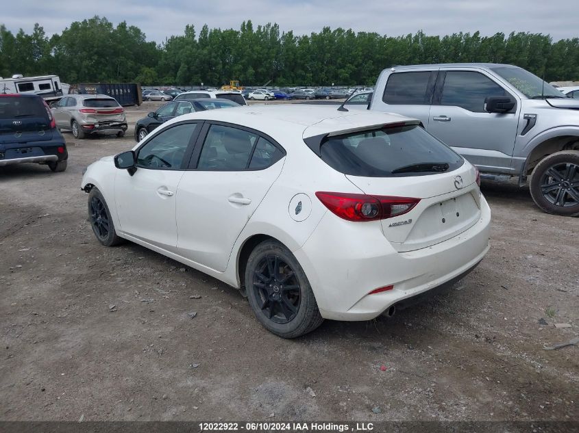 2018 Mazda 3 Sport VIN: JM1BN1K77J1186464 Lot: 12022922