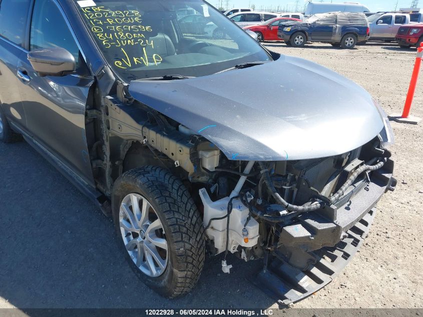 2017 Nissan Rogue VIN: 5N1AT2MM9HC767596 Lot: 12022928