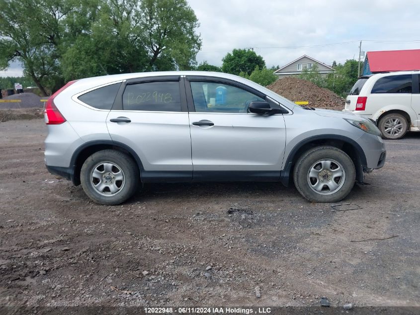 2016 Honda Cr-V Lx VIN: 2HKRM4H38GH122832 Lot: 12022948