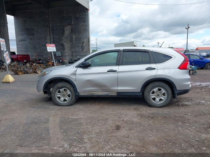 2016 Honda Cr-V Lx VIN: 2HKRM4H38GH122832 Lot: 12022948