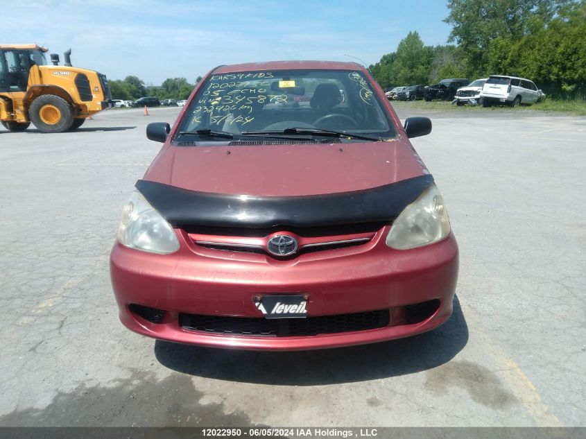 2005 Toyota Echo VIN: JTDBT123950345872 Lot: 12022950