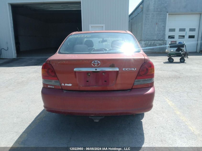 2005 Toyota Echo VIN: JTDBT123950345872 Lot: 12022950