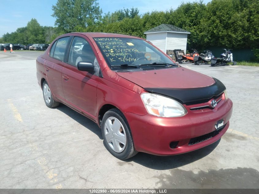 2005 Toyota Echo VIN: JTDBT123950345872 Lot: 12022950