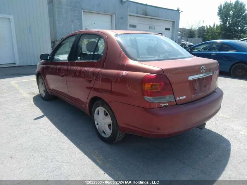 2005 Toyota Echo VIN: JTDBT123950345872 Lot: 12022950