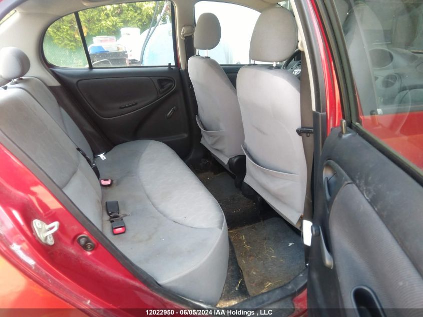 2005 Toyota Echo VIN: JTDBT123950345872 Lot: 12022950