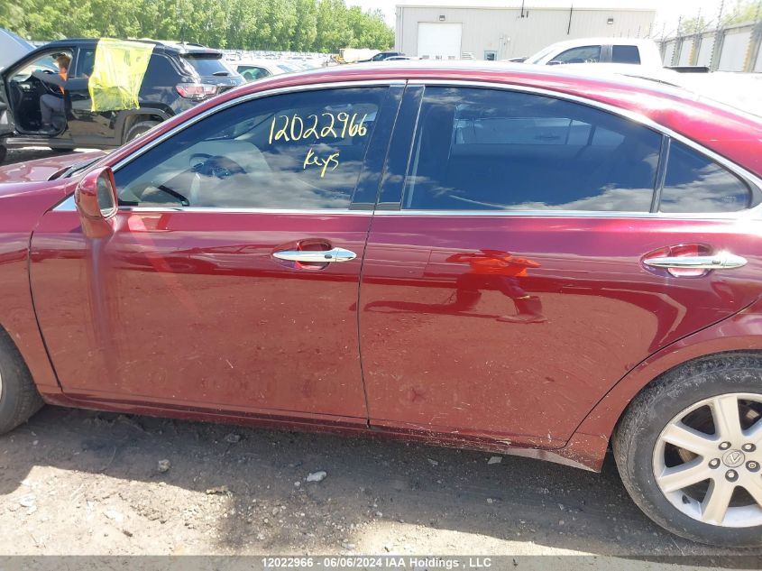 2007 Lexus Es 350 350 VIN: JTHBJ46G972101309 Lot: 12022966