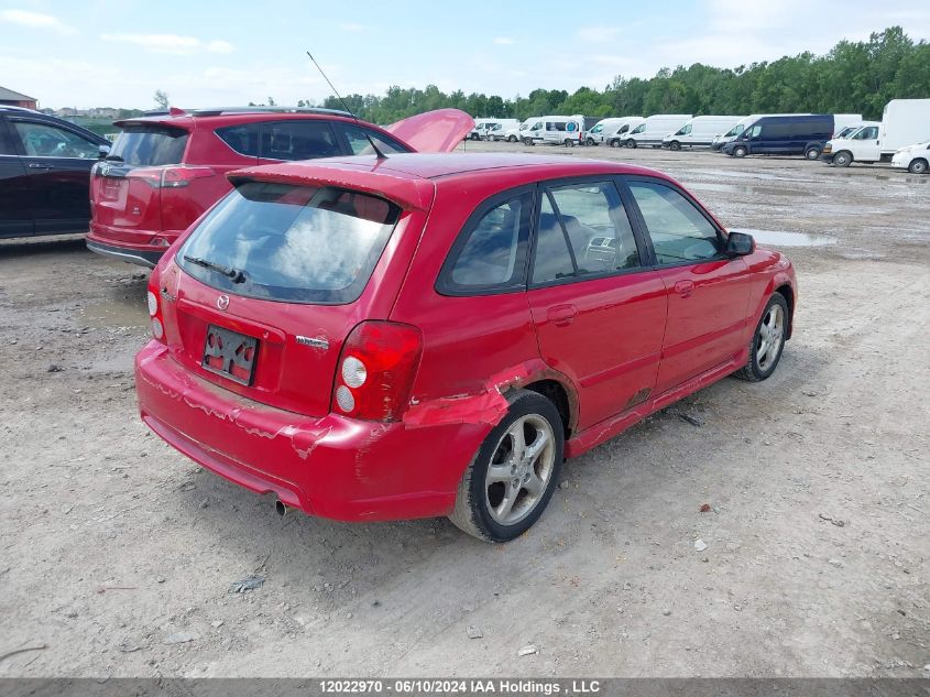 2002 Mazda Protege Pr5 VIN: JM1BJ245621519932 Lot: 12022970