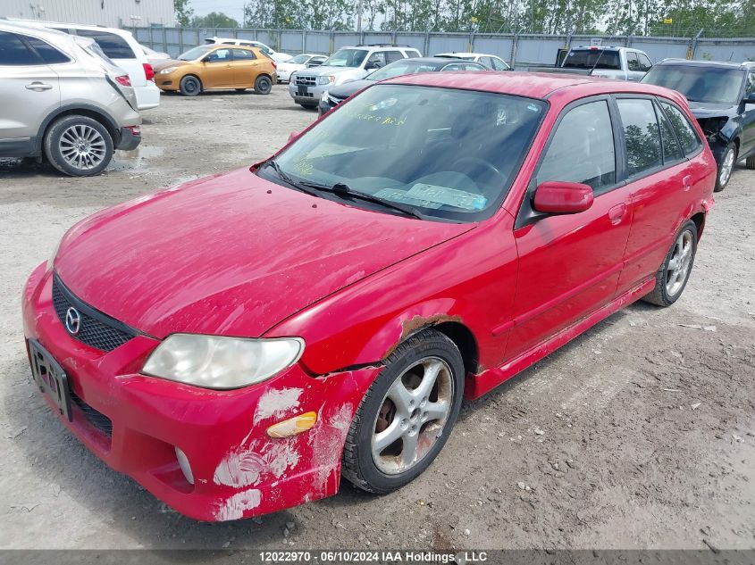 2002 Mazda Protege Pr5 VIN: JM1BJ245621519932 Lot: 12022970