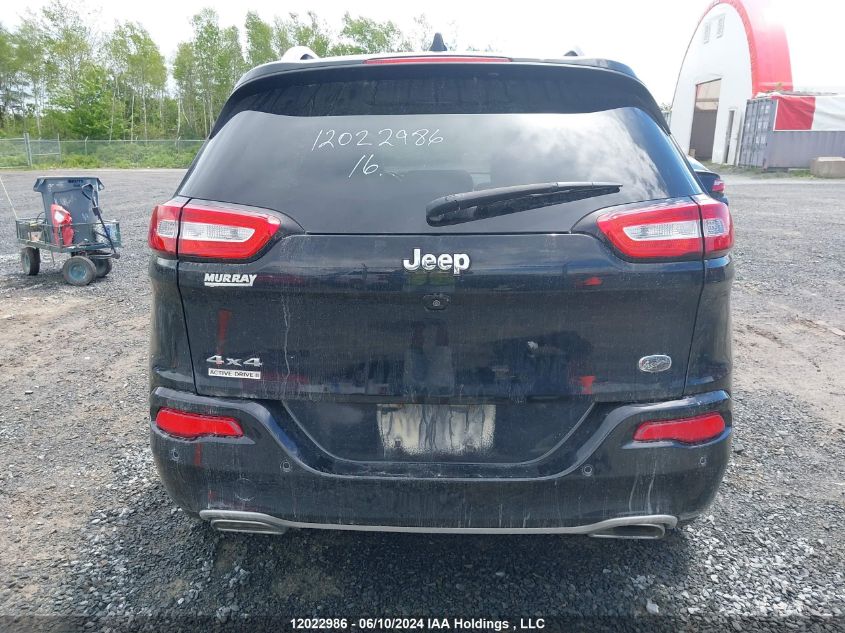 2016 Jeep Cherokee Overland VIN: 1C4PJMJS3GW367274 Lot: 12022986