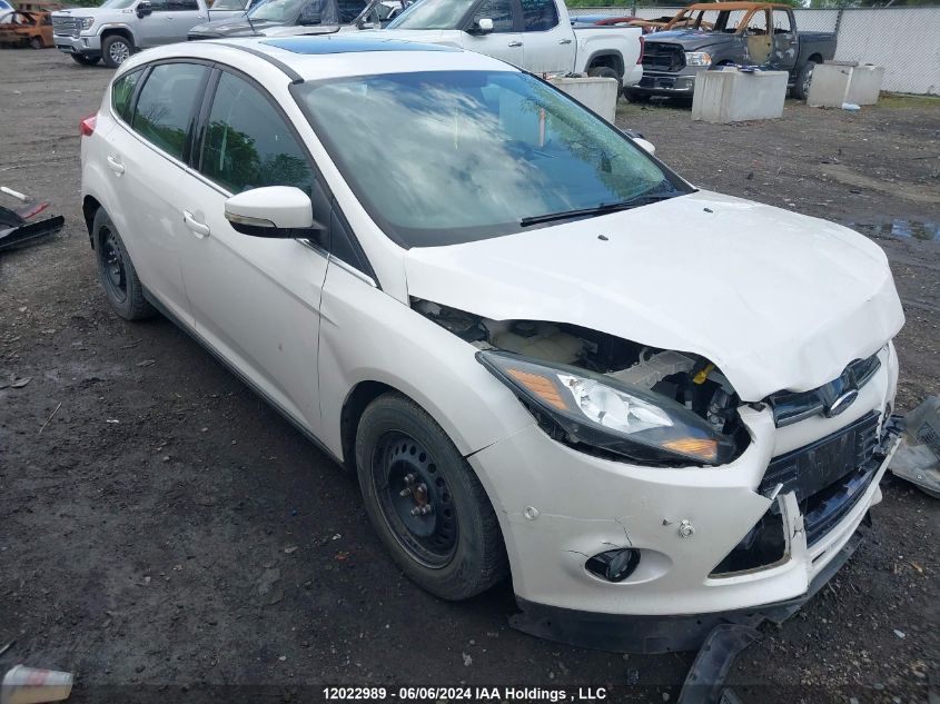 2013 Ford Focus Titanium VIN: 1FADP3N26DL109839 Lot: 12022989