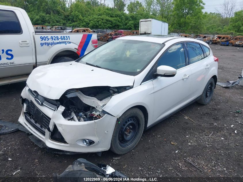 2013 Ford Focus Titanium VIN: 1FADP3N26DL109839 Lot: 12022989