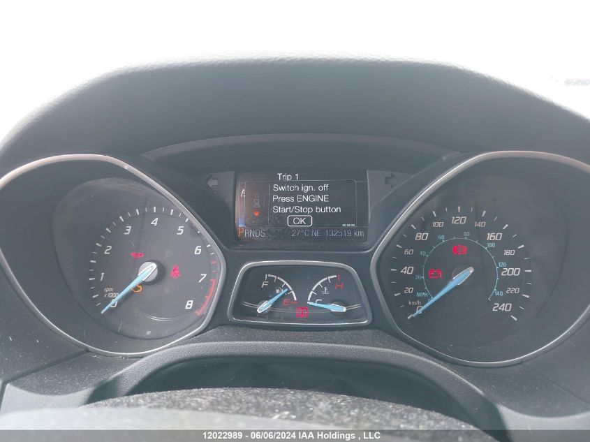 2013 Ford Focus Titanium VIN: 1FADP3N26DL109839 Lot: 12022989