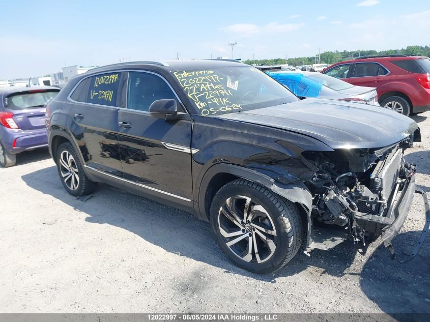 2022 Volkswagen Atlas Cross Sport VIN: 1V2BE2CA5NC229711 Lot: 12022997