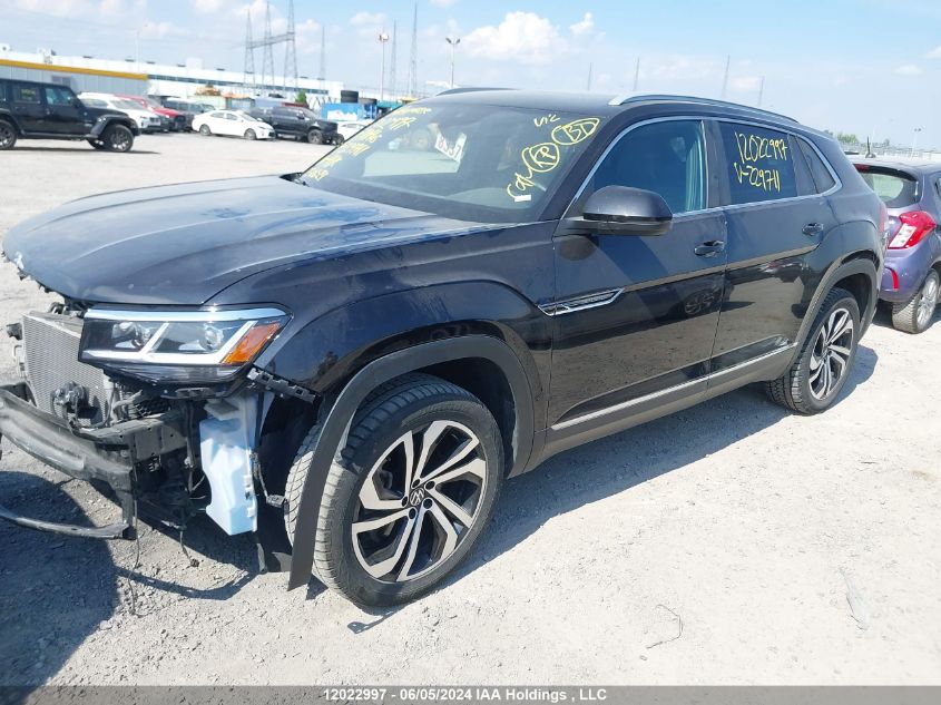 2022 Volkswagen Atlas Cross Sport VIN: 1V2BE2CA5NC229711 Lot: 12022997