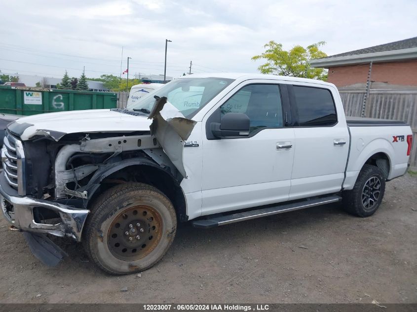 2016 Ford F-150 Xlt VIN: 1FTEW1EF9GFD02739 Lot: 12023007