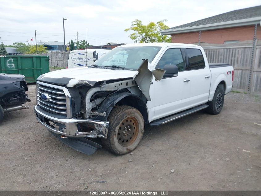 2016 Ford F-150 Xlt VIN: 1FTEW1EF9GFD02739 Lot: 12023007