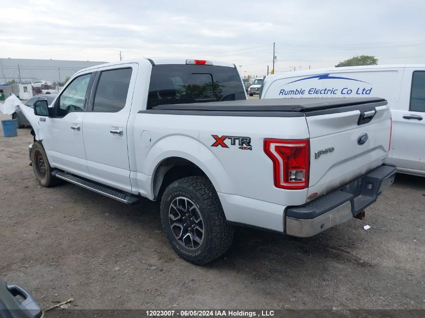 2016 Ford F-150 Xlt VIN: 1FTEW1EF9GFD02739 Lot: 12023007