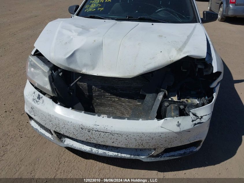 2013 Dodge Avenger Se VIN: 1C3CDZAB0DN586878 Lot: 12023010