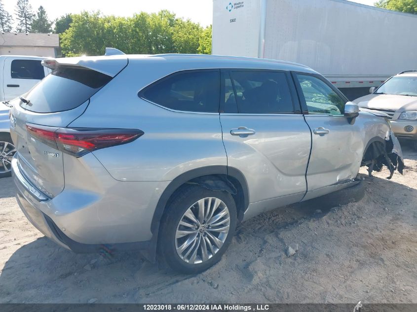 2024 Toyota Highlander Hybrid Limited/Hybrid Platinum VIN: 5TDEBRCH2RS139269 Lot: 12023018